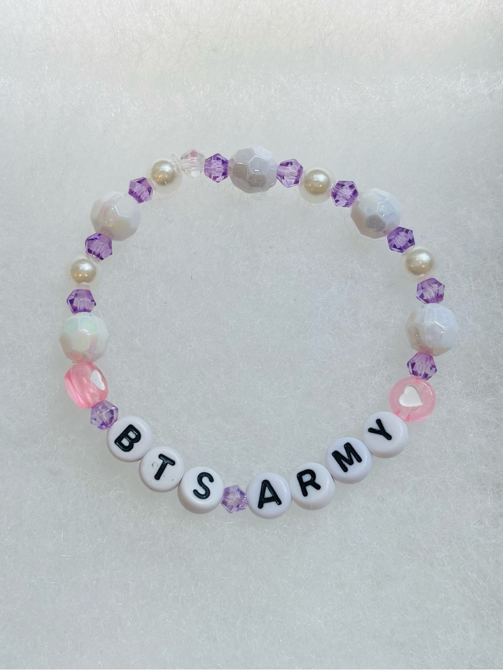 BTS ARMY INSPIRED BEADED BRACELET